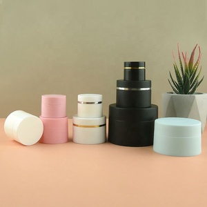 2025 New Arrival Cosmetic Empty <b>Plastic</b> Packaging Pink <b>Jar</b> With Lid Sample Distribution Box for Skin Care Cream - Product Image 3