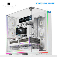 Thermalright A70 VISION Ordinateur de bureau blanc avec châssis à écran panoramique à trois côtés Vue sur la mer