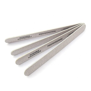 Tùy Chỉnh Chuyên Nghiệp Móng Tay Tập Tin Cho Móng Tay Nghệ Thuật Đánh Bóng 80/100/180/240 Nửa Mặt Trăng Đôi Bên Có Thể Giặt Jumbo Ngựa Vằn Emery - Product Image 4