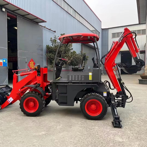 Penjualan Langsung Pabrik China Wheel <span class=keywords><strong>Loader</strong></span> Backhoe 4x4 Backhoe <span class=keywords><strong>Loader</strong></span> untuk Konstruksi Perkotaan - Product Image 2