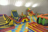 Dôme gonflable à grande portée, structures de dômes préfabriqués appliquées aux stades, serres et diverses installations de divertissement