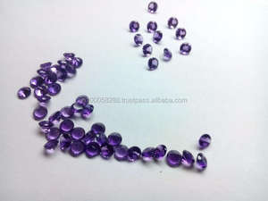 Ametista Africana Natural de 6mm, Forma Redonda, Tratada con Calor, Certificada por Aigs, Gema Suelta para Joyería - Product Image 3