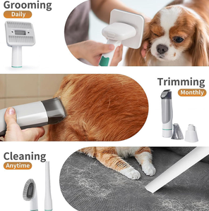 Gran oferta, secador <span class=keywords><strong>de</strong></span> pelo para mascotas, succión al vacío, cepillo <span class=keywords><strong>de</strong></span> aseo para perros y gatos, <span class=keywords><strong>aspiradora</strong></span> eléctrica <span class=keywords><strong>de</strong></span> bajo ruido, Kit multifunción para aseo <span class=keywords><strong>de</strong></span> mascotas - Product Image 5