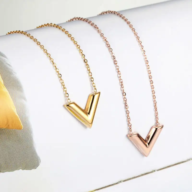 Heup Hoepel Aangepaste Ketting Roestvrij Staal Vergulde Gepersonaliseerde Naam Letter Gouden Ketting Ontwerp Voor Vrouwen En Meisjes