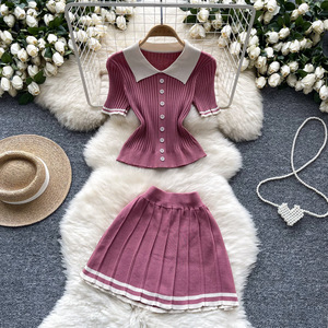 Verified Supplier 2 piece Dress Purple Square Neck Design | Alibaba.com