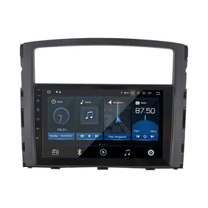 PTENGD Android estéreo del coche para Mitsubishi Pajero 2006-2013 Android 11 Autoradio coche GPS Radio reproductor Multimedia