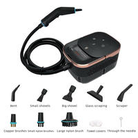 Limpiadora a Vapor Industrial Profesional Multiusos Portátil de Alta Presión, 2500W, 45 Minutos de Autonomía, para Autos, Baños y Azulejos