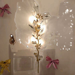 高級ホテルインテリアウォールランプ、ダイニングルーム、廊下、キッチン用LEDライト、アールデコ調ゴールドクローム、クリスタル付き室内デザイン - Product Image 3