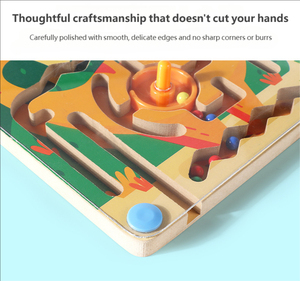 Wholesale Wooden <b>Beads</b> <b>Maze</b> Educational Toy for Kids Puzzle Game Learning and Thinking Skills Dropshipping - Product Image 6