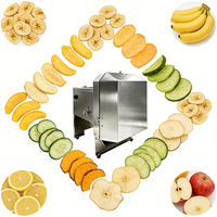 Commerciële bananen snijmachine 130 tpm 775 motor CE gekeurd voor fruitverwerkingsbedrijven, eenvoudig te bedienen, 220V, 1 jaar garantie