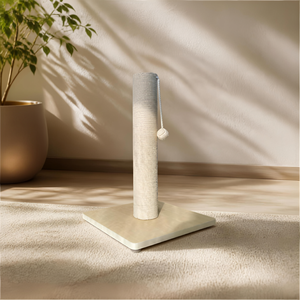 FEDERAL Compact <b>Cat</b> <b>Scratching</b> <b>Post</b> with Natural Sisal Rope Wooden Base Simple Indoor Pet Furniture OEM ODM Wholesale - Product Image 3