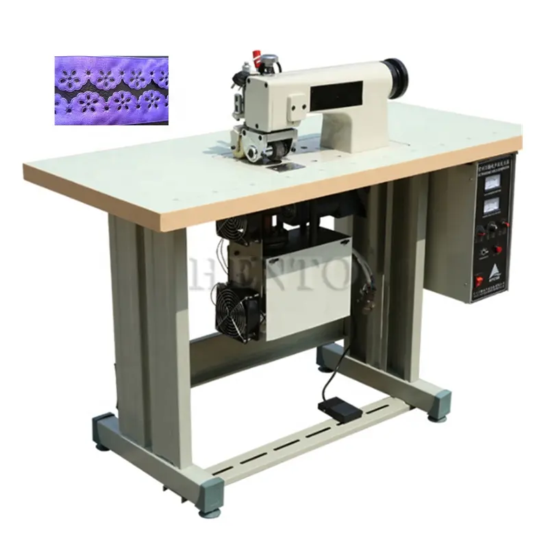 Máquina de costura ultrassônica para fazer rendas, vendas diretas da fábrica, máquina de costura industrial, máquina de costura ultrassônica para rendas