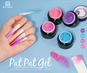 Esmalte de <span class=keywords><strong>Uñas</strong></span> en Gel ICE NOVA Pat Pat, Secado Rápido, Pintura Adhesiva, Naturalidad Gradual, Pasta Semisólida, Sin Hema, Iluminador, Colorido - Product Image 3
