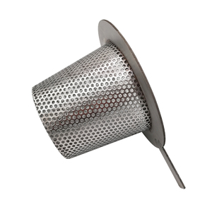 Élément filtrant <span class=keywords><strong>conique</strong></span> <span class=keywords><strong>Passoire</strong></span> temporaire en forme de cône avec conception de chapeau de sorcière <span class=keywords><strong>pour</strong></span> filtres à mailles - Product Image 3