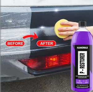 Restaurateur de plastique 500 ml Retour au noir avec effet longue durée Plastiques extérieurs automobiles Fabriqué par Nanowax la <span class=keywords><strong>meilleure</strong></span> usine du monde - Product Image 4