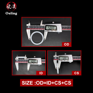 Joints toriques en silicone épaisseur CS3mm OD85/90/95/100/105/110/115/120/125/<span class=keywords><strong>130mm</strong></span> rondelle blanche VMQ joints toriques en stock - Product Image 4