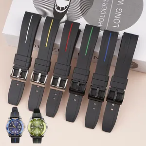 Quick Release Waterproof Soft Silicone Watch Straps Bands 20mm 22mm For Huawei GT2 Samsung Smart Watch