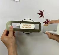 Nouvelle règle manuelle portable PrintPen PrintPods auxiliaire en acier inoxydable de 12 cm pour imprimante jet d'encre tout-en-un à encre comestible pour 1
