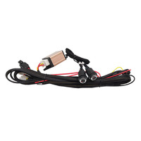 Kit de chauffage de siège de voiture 12V double siège avec interrupteur rotatif 6 positions et réglage indépendant de la température