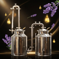 Machine d'extraction d'huiles essentielles de 30L pour usage domestique et équipement de micro-distillerie pour petites entreprises