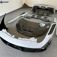 Kit carrosserie en fibre de carbone sèche style SP pour modification Ferrari 458, pare-chocs avant, pare-chocs arrière, jupes latérales, capot moteur
