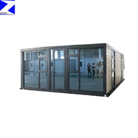 Maisonnette Conteneur Portable Préfabriquée Extensible et Respirante 20 pieds 2 Chambres Bureau Mobile Salon Villa Extérieur
