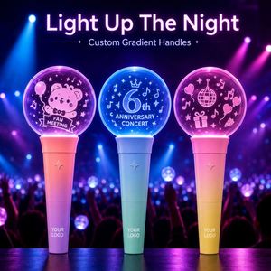 Bâtons lumineux en plastique personnalisables avec logo pour fans, directement de l'usine, pour concerts d'anime, télécommande incluse - Product Image 2