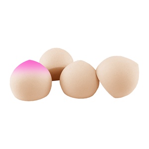 Mélangeur éponge de beauté professionnel coloré pêche doux Latex <span class=keywords><strong>maquillage</strong></span> bouffées de guimauve sans toxines et produits chimiques nocifs - Product Image 6