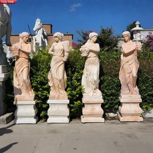 YOUFINE Marmeren Klassieke Vier Seizoenen Godin Beeld voor Tuin Villa Europese Stijl Decoratie - Product Image 1