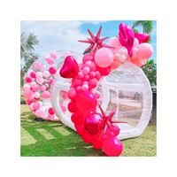 Vente en gros de ballons gonflables à tunnel unique en PVC étanches à l'eau Ballons à bulles gonflables dôme Maison