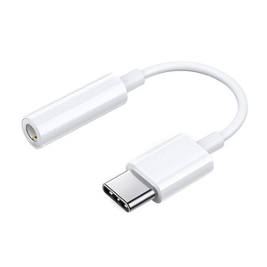 Adaptateur casque Type-C 3,5 mm vers Type-C compatible avec le câble adaptateur <span class=keywords><strong>audio</strong></span> Apple pour la conversion vocale en direct - Product Image 1