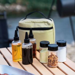 Échantillon Gratuit : Sac de Rangement pour Pots à Épices de Camping en Plein Air / Ensemble Combiné de Bouteilles d'Assaisonnement pour Barbecue - Product Image 5