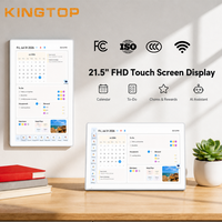 OEM ODM Kalender Digital WiFi 21,5 Inci dengan Android 15, Penyimpanan 32GB, Jadwal Tugas Keluarga, Jam Hadiah, MP4, Asisten Suara AI