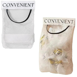 Large Capacity Wall-mounted Plastic <b>Kitchen</b> Garbage Bag Storage Artifact with <b>Net</b> Medical Kit Set - Product Image 1