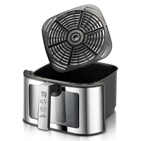 Friteuse à air RAF 5.0L 1400W avec écran tactile numérique, menu intelligent, circulation d'air à 360°, contrôle de la température 80-200°C ° C R.5277