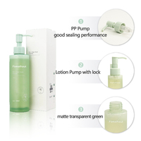 Bouteille en plastique givrée de bouteille de shampooing de paquet de lotion transparente pour le savon liquide