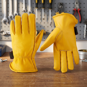 Apex Safety Factory Made Solid Color High Quality Best Selling Non-Slip Tripolymer Made Cut-Resistant PVC Coated Safety <b>Gloves</b> - Product Image 3
