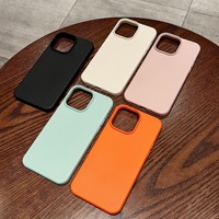 Untuk 12 13 17 Pro Max Pelindung Tinggi TPU Anti Guncangan Tahan Air Anti Sidik Jari Lapisan UV 360 Pelindung Seluruh Bodi Warna Polos