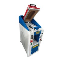 Presse à semelles pour chaussures, manuelle, pneumatique, pour la pose de semelles, presse hydraulique pour semelles en cuir, réparation de chaussures de sport