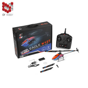 <span class=keywords><strong>Wltoys</strong></span> <span class=keywords><strong>K127</strong></span> 2,4G Helicóptero de una sola paleta de cuatro vías sin alerones Juguetes para niños (con altura de presión de aire) - Product Image 1