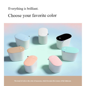 WC intelligent monobloc en céramique couleur macaron, le plus bien noté, idéal pour les maisons d'hôtes - Product Image 3