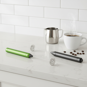 Handlicher, umweltfreundlicher, automatischer Milchaufschäumer und Schaumerzeuger aus Edelstahl 304 mit Batteriebetrieb für Milch - Product Image 4