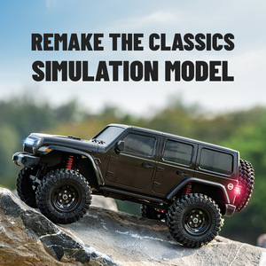 Coche Todoterreno RC Wrangler a <span class=keywords><strong>Escala</strong></span> <span class=keywords><strong>1</strong></span>/<span class=keywords><strong>18</strong></span>, 4WD, con Amortiguadores Hidráulicos, Velocidad Ajustable, Juguete de Carreras, Venta al Por Mayor - Product Image 2
