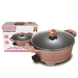 2024 Mới 2200W Không Dính Nấu Ăn Bề Mặt Die-Cast Nhôm Hợp Kim Nhiệt Độ Có Thể Điều Chỉnh Điện Chảo - Product Image 1