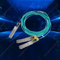 Kabel Optik Aktif Serat Poe Kompatibel Mellanox Berwarna Baru Mfs1s00-h150v 200gb/s Ib Hdr Qsfp28 Lszh 150m 30mm Radius Tikungan