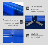 Produits à livraison rapide Boîte à outils en métal portable Boîte professionnelle légère