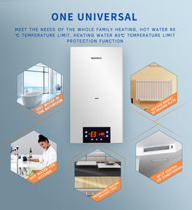 Chaudière <span class=keywords><strong>murale</strong></span> à <span class=keywords><strong>gaz</strong></span> à <span class=keywords><strong>condensation</strong></span> à haut rendement de 40 kW pour le chauffage domestique et commercial - Product Image 4