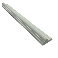 Plinthe murale moderne en PVC/PS écologique, imperméable, apprêtée blanche, pour villas et hôtels