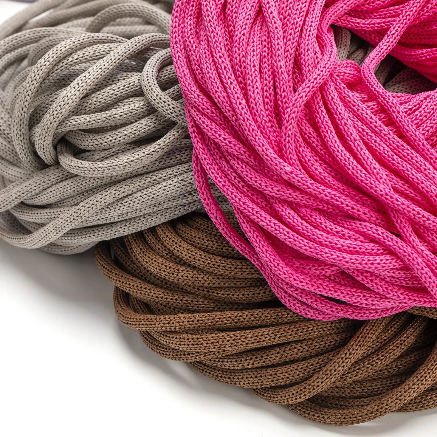 Gift Bag Knitting Cord 0.3cm 0.4cm 0.5cm 0.6cm 0.7cm 0.8cm 0.9cm Knitting Ropes For Kraft Bag Handle