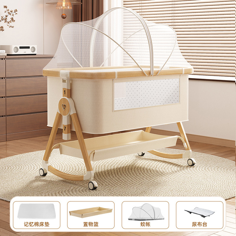 Aluminum alloy-wood grain-mattress base mosquito